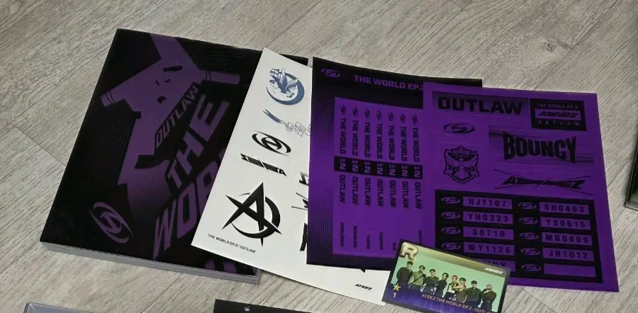 에이티즈 앨범 (cd 없음)