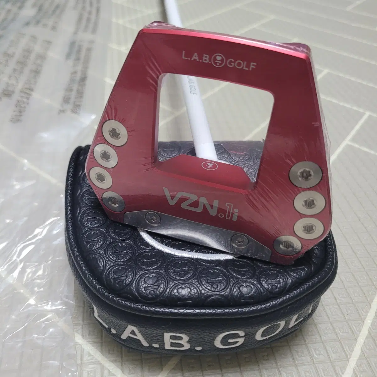 랩퍼터 L.A.B. GOLF VZN.1i 레드 34인치 아크라 화이트 샤프트 골프
