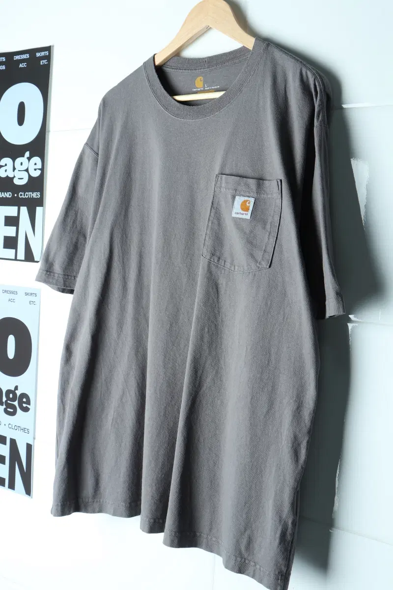 (L-2XL) 칼하트 반팔 티셔츠 USA 썬페이딩 에이징-H35992
