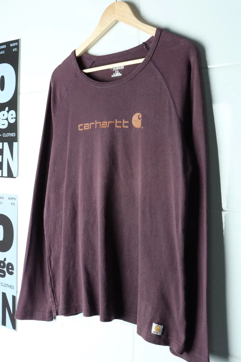 W(XL) 칼하트 긴팔티셔츠 USA 썬페이딩 에이징 유행-H35999
