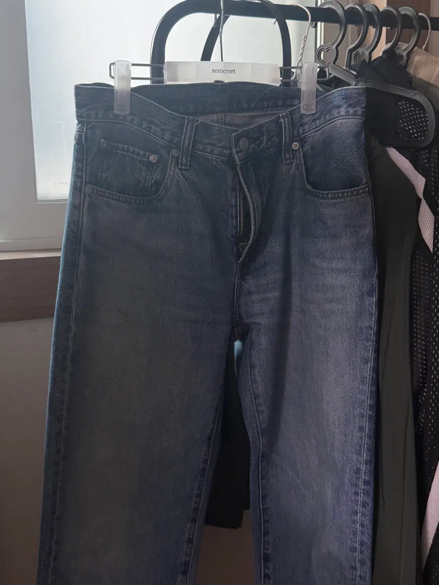 유니클로 470534 레귤러핏 블루 진 31