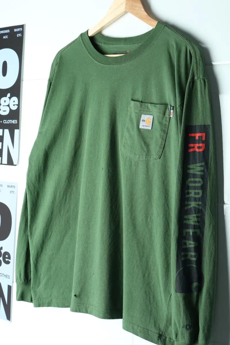 (M-XL) 칼하트 긴팔티셔츠 USA 디스트레스드 썬페이딩-H36000
