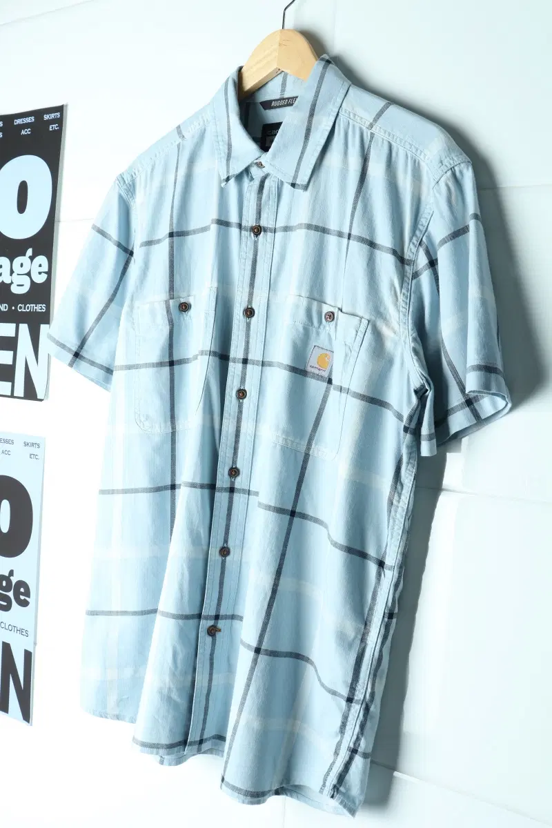 (M-XL) 칼하트 반팔 카라 티셔츠 USA 워크 셔츠-H36003
