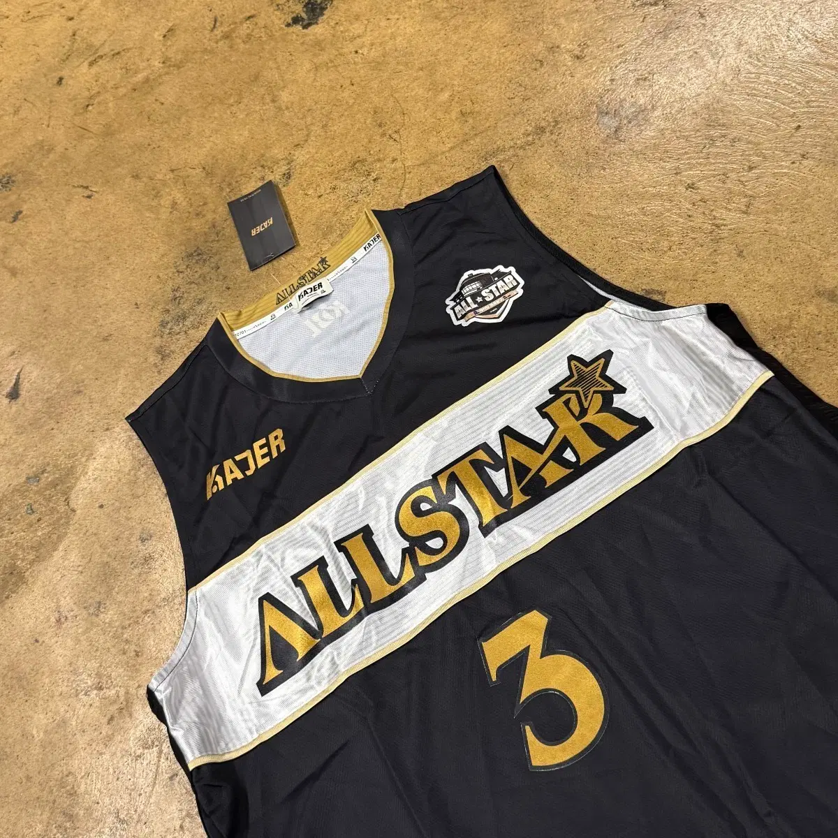[정품/XL] KAJER 올스타 농구 저지 3번 블랙 허웅