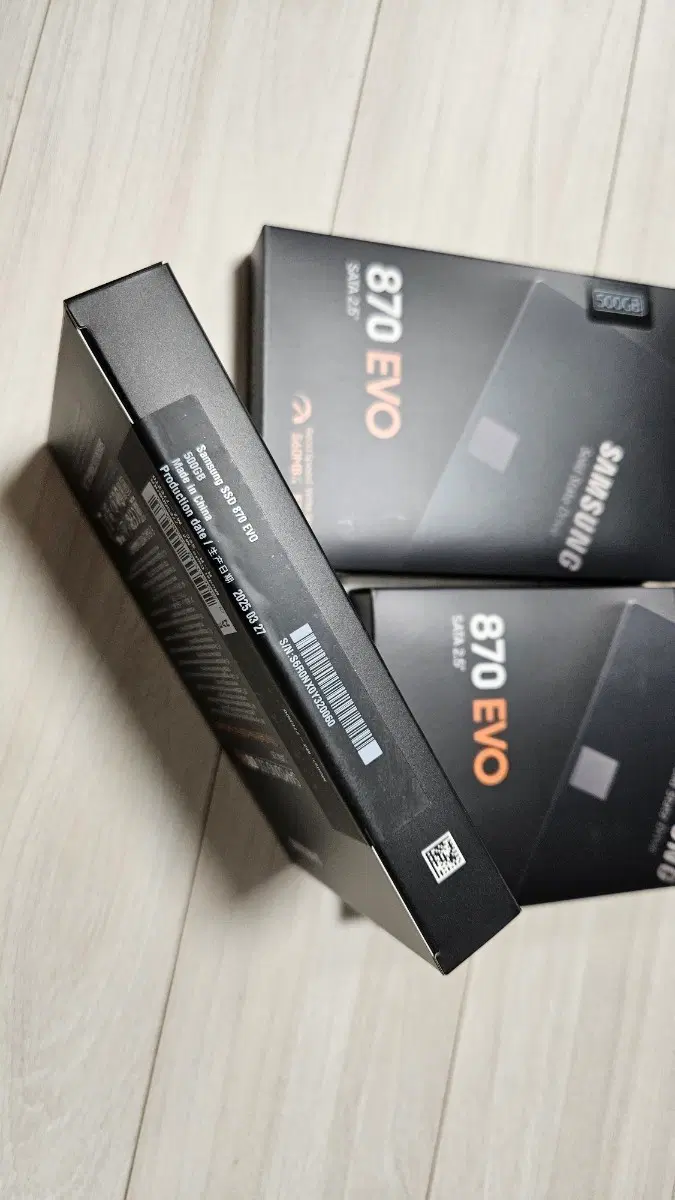 (새제품)삼성 SSD 870 EVO 500GB 4개 팝니다.
