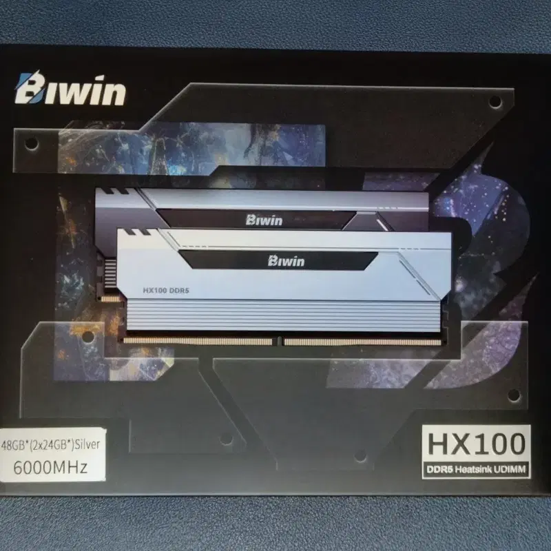 (미개봉 새상품)BIWIN DDR5 6000 CL28 48GB(24X2) 코잇 정품 라이프워런티