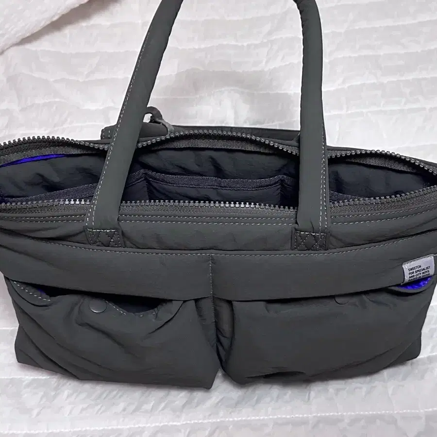 스위치 SWEECH mellow tote 와이드 스톤 그레이