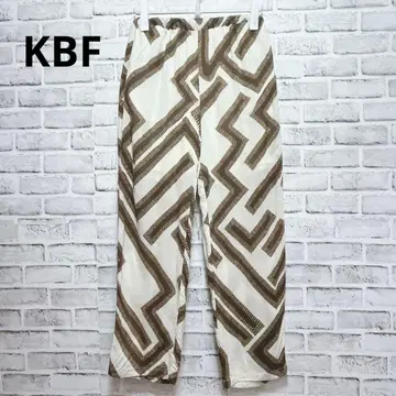 [ KBF ] 어반 리서치 올 패턴 이지 와이드 팬츠 올 패턴 레이온 기하학 패턴