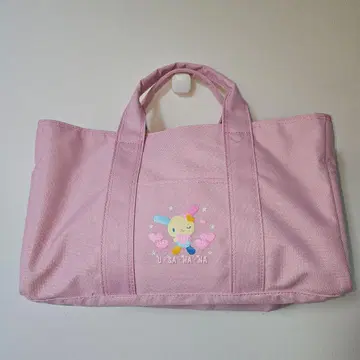 헤이세이 레트로 산리오 2005년 당시 물품 우사하나 물감 가방 토트백