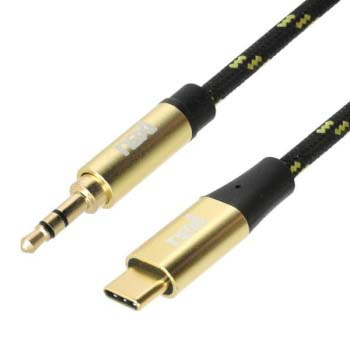 Type-C to 3.5mm 고음질 스테레오 오디오 케이블 1m