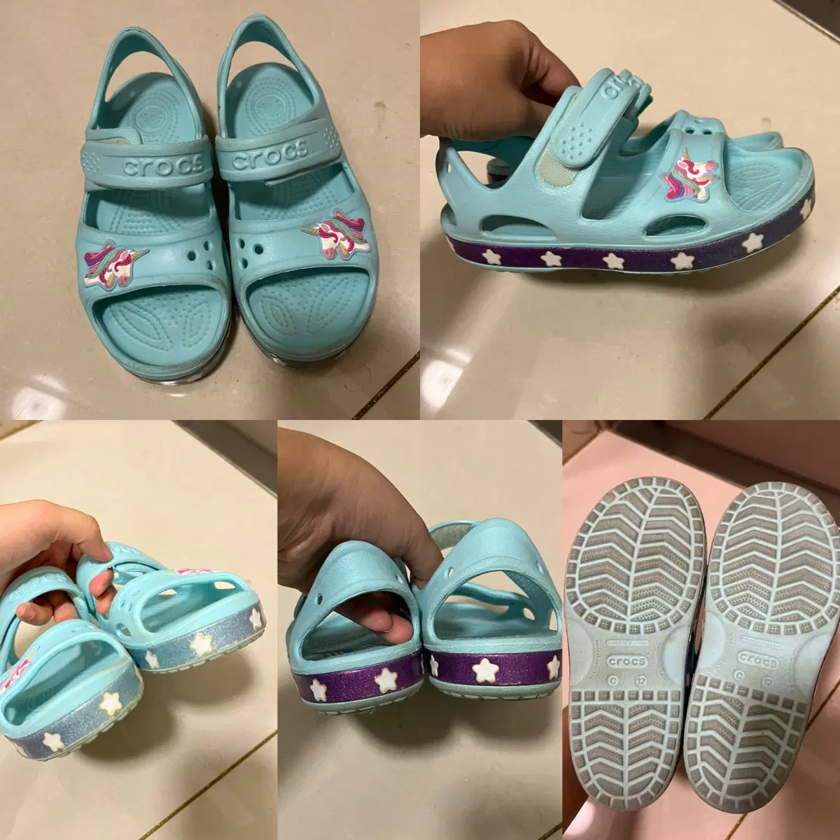 무료배송)여아 크록스 c12 180사이즈