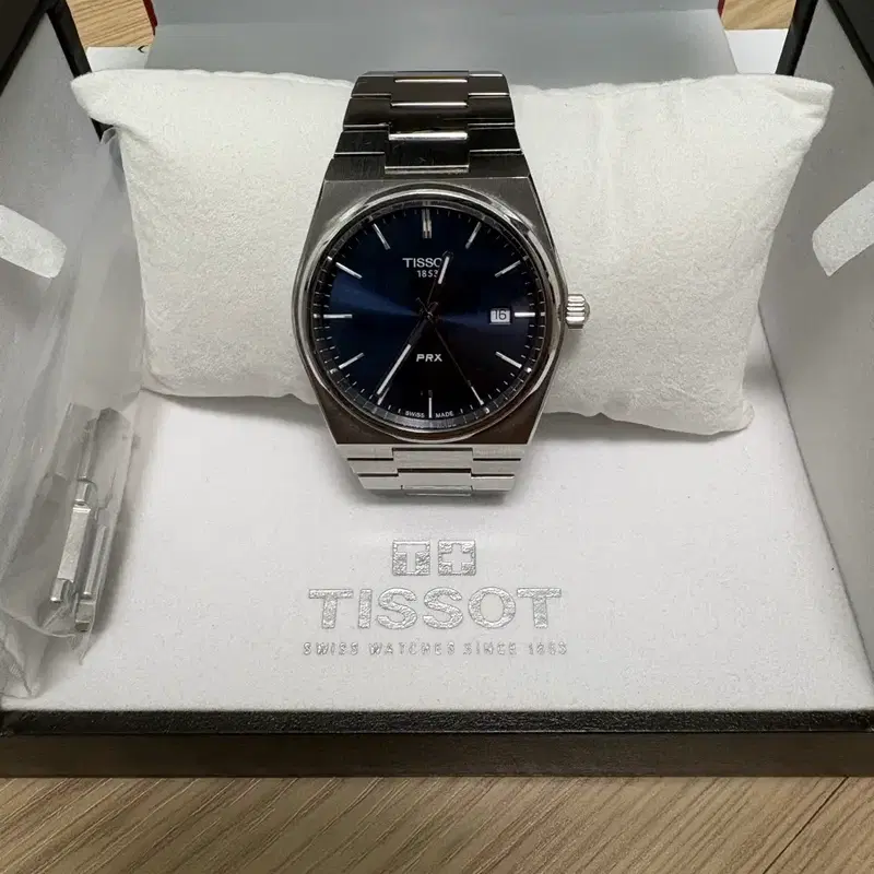 티쏘 PRX 40mm 스틸 블루 청판