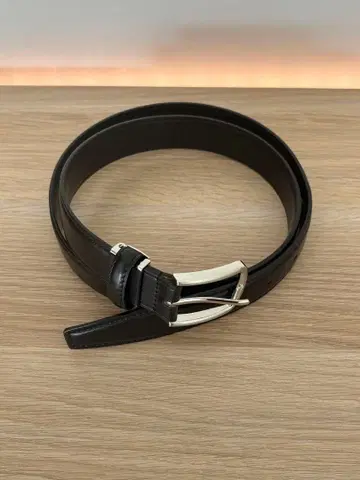 히메지 가죽 Rubacuori 천연 가죽 가죽 벨트 블랙