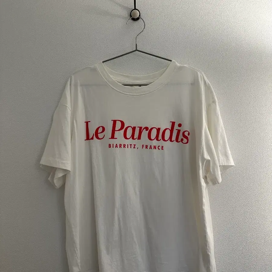 [판매완료] H&M | 에이치앤엠 Le Paradis 프린트 반팔 티셔츠 L