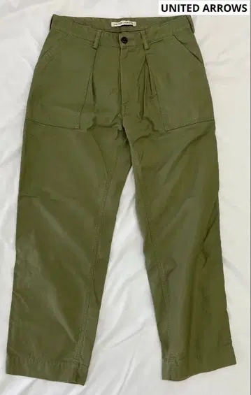 UNITED ARROWS 유나이티드 애로우즈 베이커 팬츠 카키 M