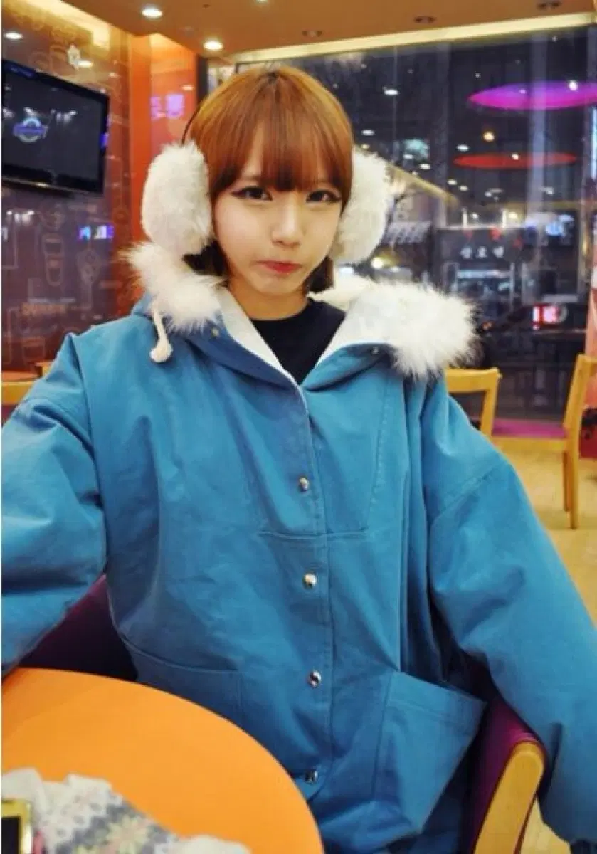 (구함) 한아름송이 야상 민트 핑크