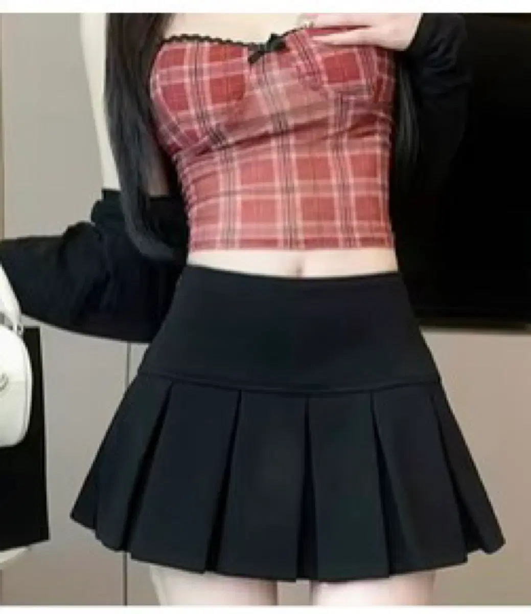 플리츠 미니스커트 테니스치마