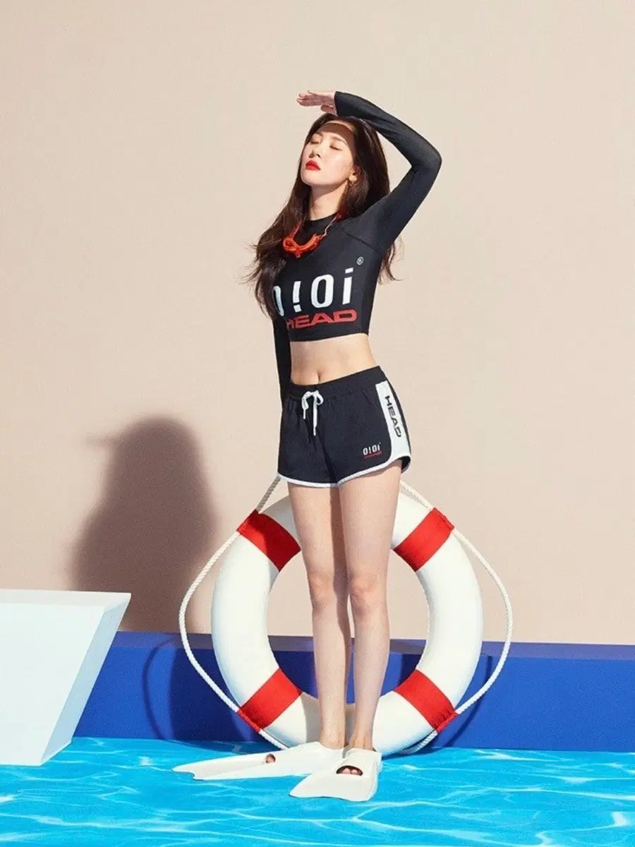 HEAD X 오아이오아이 oioi 래쉬가드
