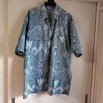 JAVA BATIK 바틱 패턴 오픈 셔츠 사이즈 L