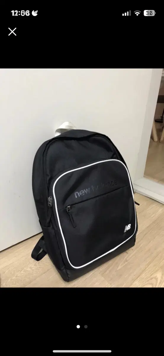 뉴발란스 백팩 블랙