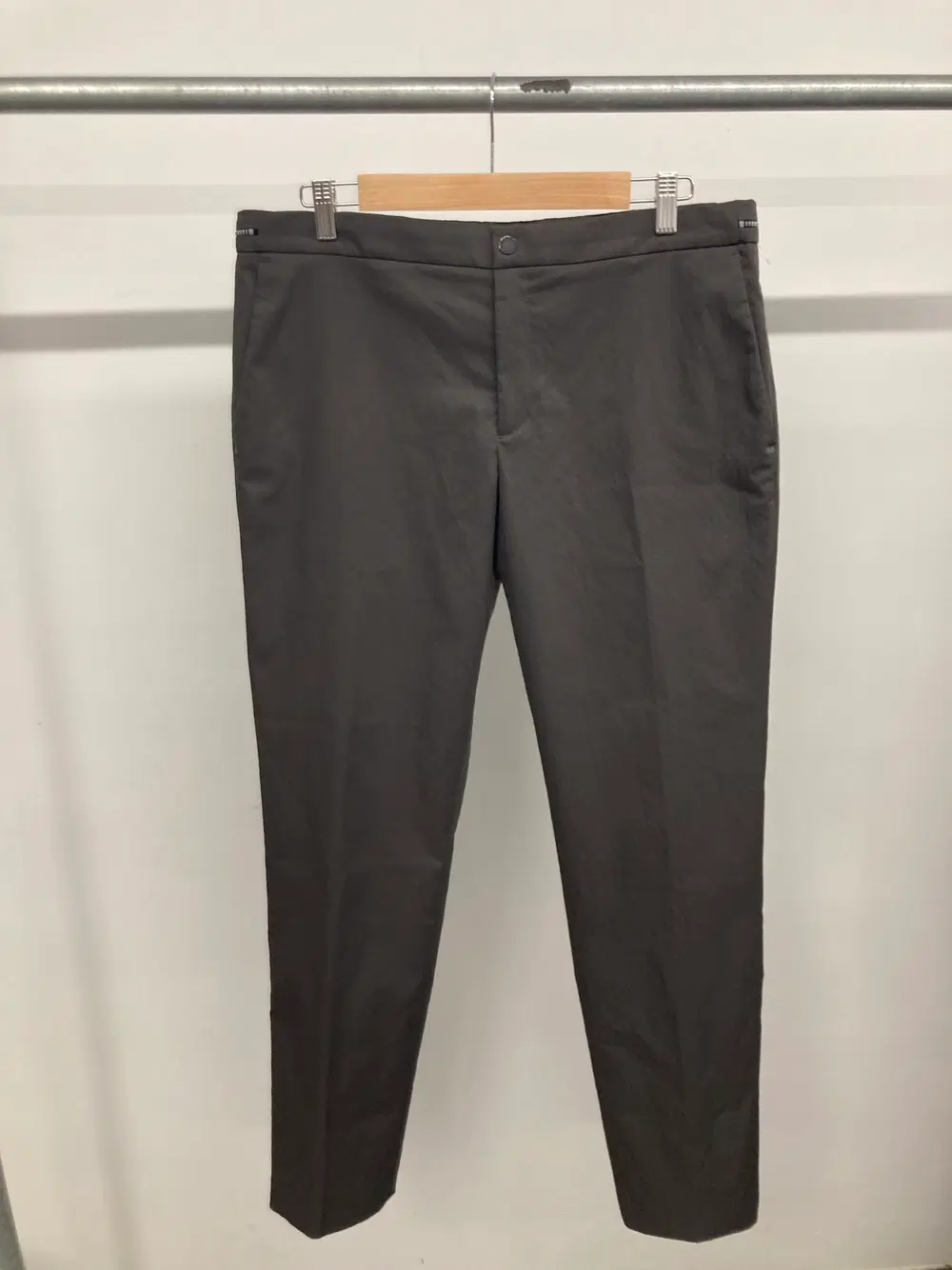 랑방 lanvin 춘추용 다크브라운 스판 팬츠 35