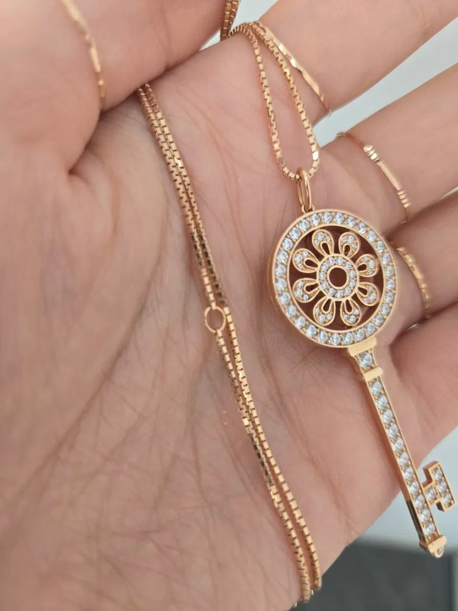 18k 열쇠목걸이