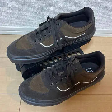 VANS 스니커즈 브라운 스웨이드 남성용
