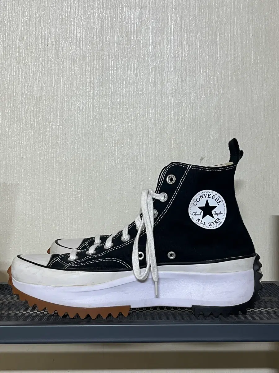 컨버스 런스타 하이크 하이 블랙 270mm