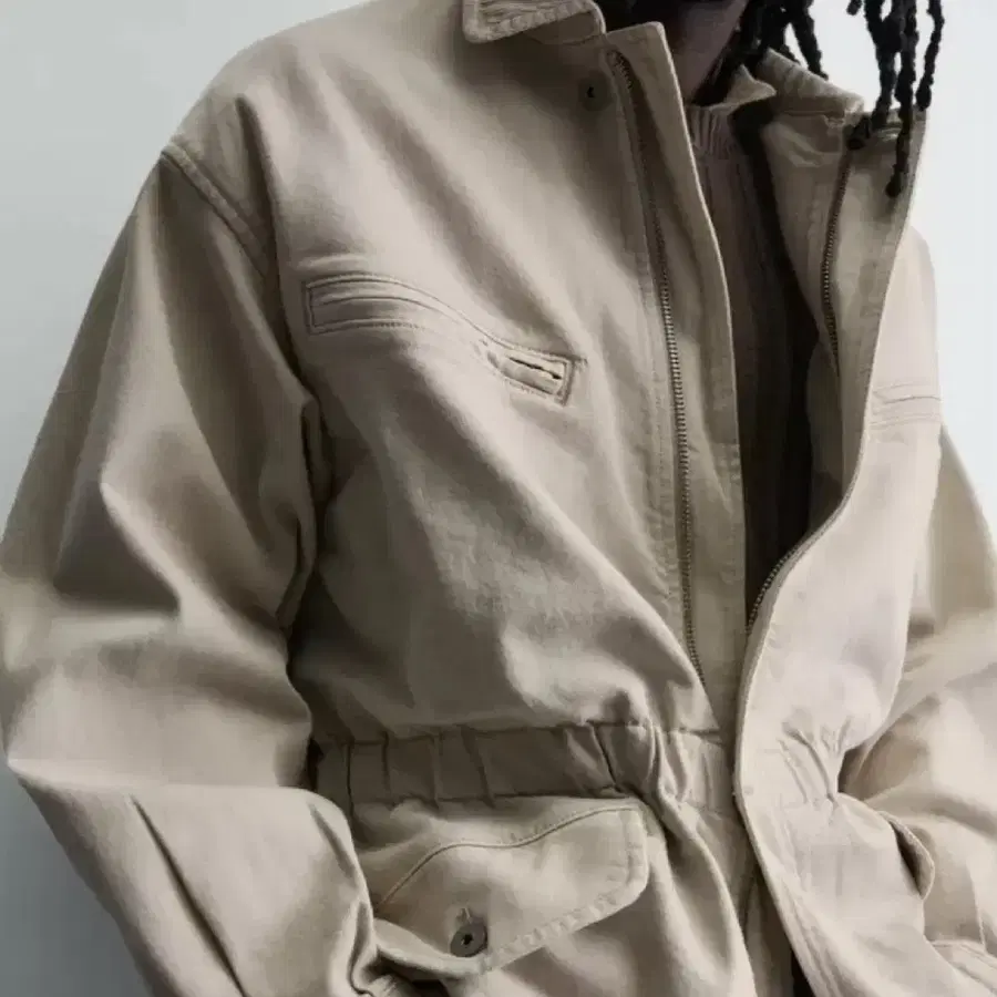 자라 벨트자켓