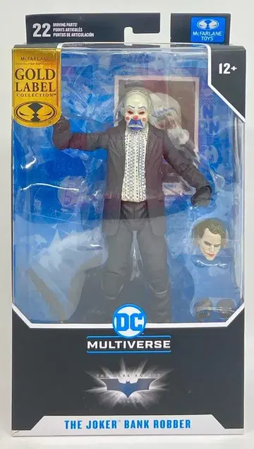 McFARLANE TOYS GOLD LABEL COLLECTION BATMAN / THE DARK KNIGHT THE JOKER BANK ROBBER 7인치