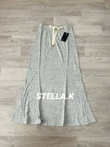 미사용 STELLA.K 실크 혼방 롱 스커트 9