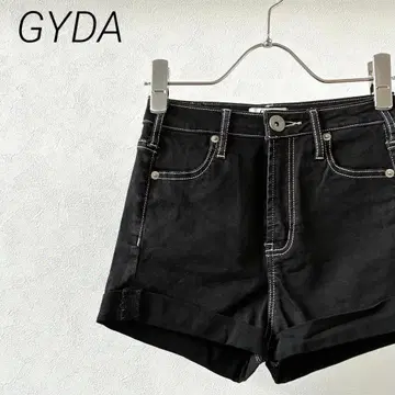 GYDA 원 워시 H/W 데님 숏 팬츠 포켓 부착