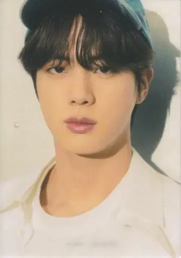 BTS THE BEST FC 한정판 JIN 클리어 포토 카드 의상B