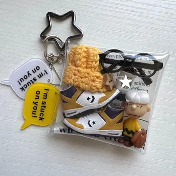 가챠 파우치 CONVERSE ALLSTAR 찰리 브라운