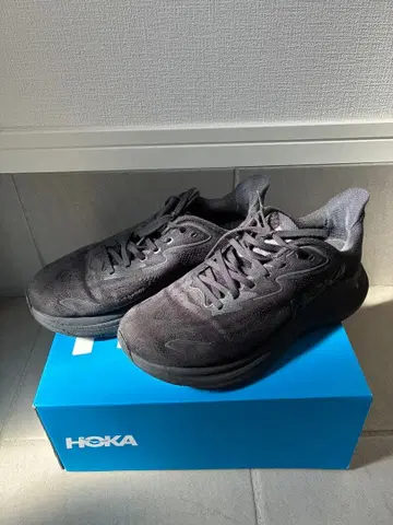 [새상품급] 호카 HOKA 클리프톤 10 WIDE 블랙 26.5cm 와이드