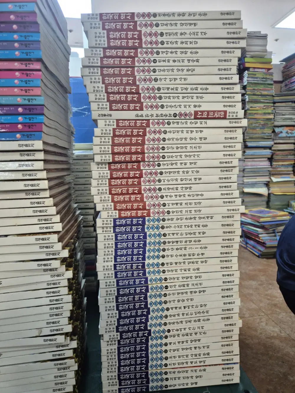 금성 만화 한국의 역사(역사+인물) 금성 48권 세트 역사만화 중고책