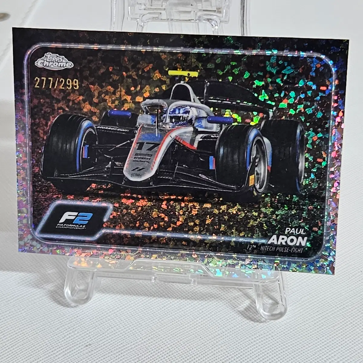 2024 탑스 크롬 F1 폴 아론 299한정 다이아몬드 리프랙터