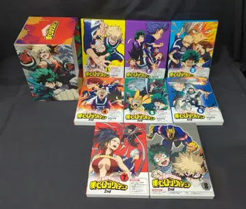 애니메이션 Blu-ray 나의 히어로 아카데미아 2nd 초회 생산 한정판 전 8권 세트 애니메이트 BOX 부속물