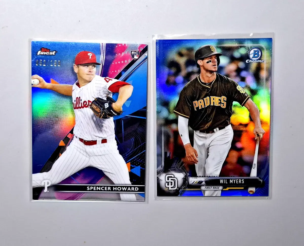 MLB 150한정, 250한정 블루리플 2장 묶음