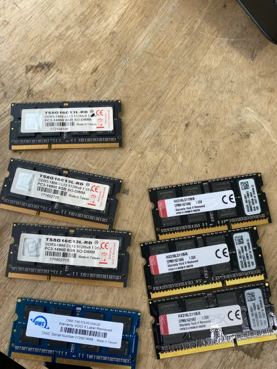 노트북용 ddr3 14900 저전력 8g
