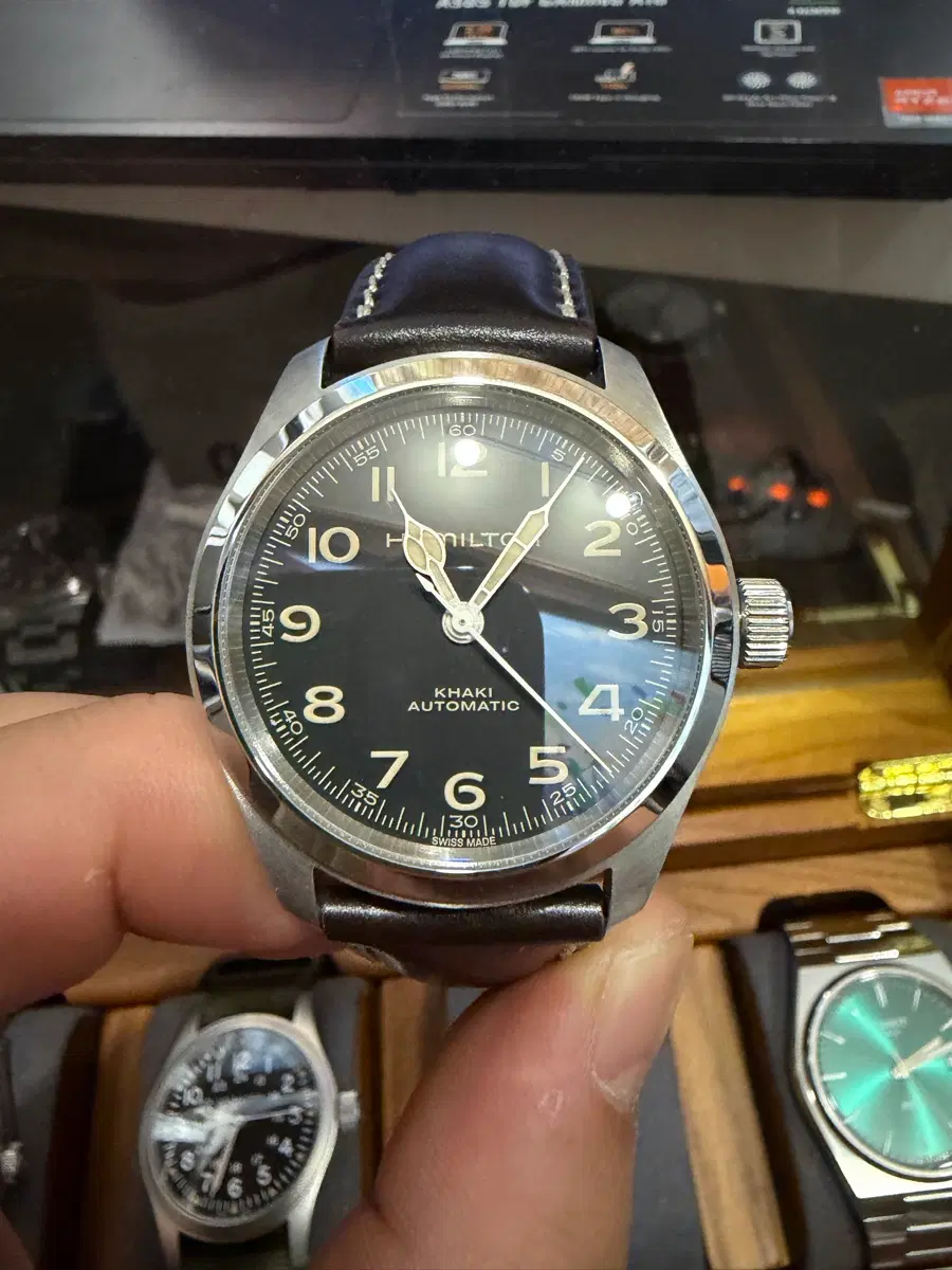 해빌턴 머피 39mm 가죽끈 (정품스틸있음)