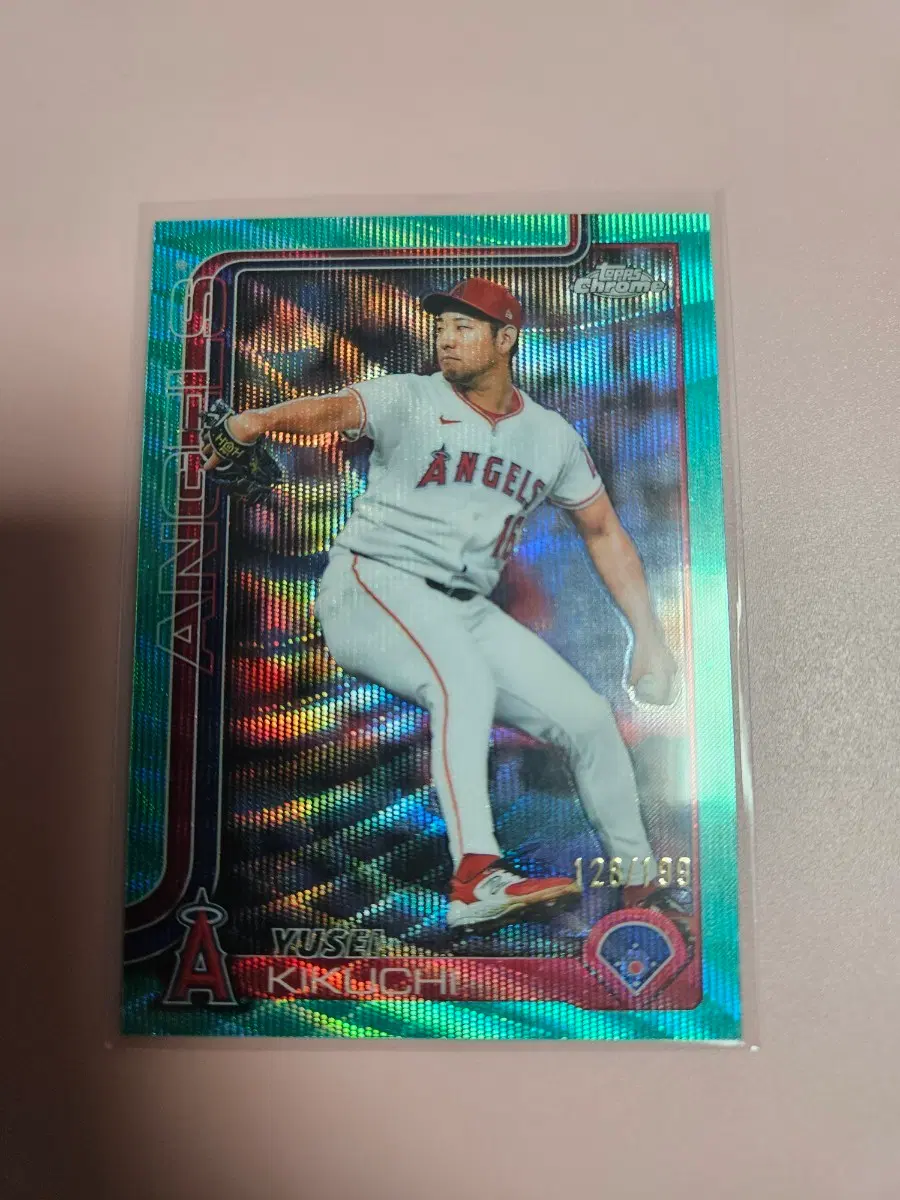 에인절스 일본)유세이 기쿠치 199장 한정 2025 Topps 리플렉터