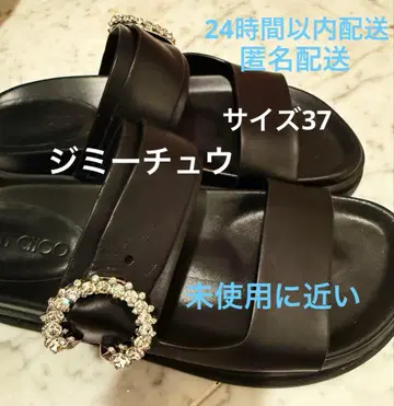 JIMMY CHOO 샌들 비쥬 블랙