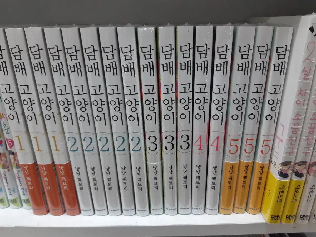 다ㅁ배고양이 1-5 미개봉 만화짱많아 프로안전상점