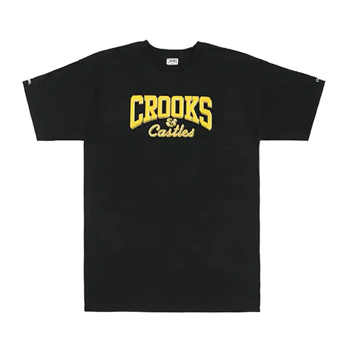 [새상품] 크룩스앤캐슬 티셔츠 M사이즈 CORE EMBLEM SS TEE - BLK(1520702)