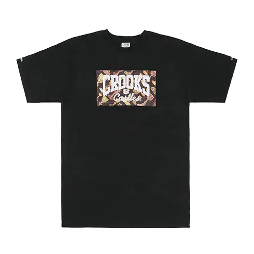[새상품] 크룩스앤캐슬 S사이즈 CORE LOGO PIMP CUP SS TEE - BLK(1520718)