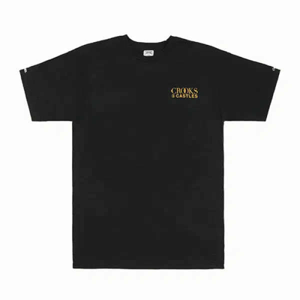 [새상품] 크룩스앤캐슬 S사이즈 RULING ELITE CLUB SS TEE - BLK(1520710)