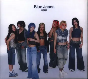 HANA 초회 생산 한정판 B Blue Jeans