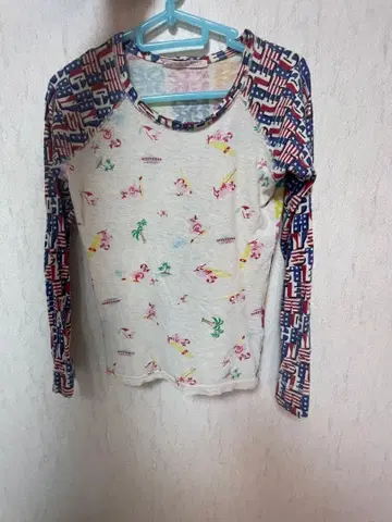 HYSTERIC GLAMOUR 티셔츠 올 패턴 긴팔 레트로