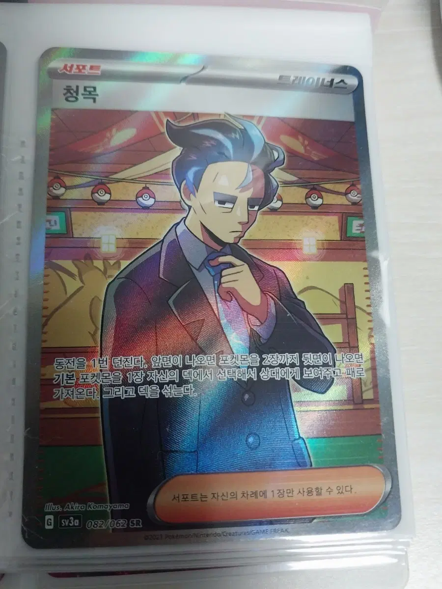 포켓몬 카드 서포트 청목 트레이너 SR